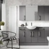 Hudson Reed 2000 X 365mm White Gloss Laminate Worktop -Modern Bathroom Shop wowwg2 detail1
