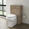 York Traditional Wood Finish BTW WC Unit With Pan & Top-Fixing Seat -Modern Bathroom Shop yorktraditionalwoodfinishbtwwcunitwithpan d1
