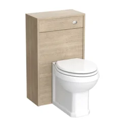 York Traditional Wood Finish BTW WC Unit With Pan & Top-Fixing Seat -Modern Bathroom Shop yorktraditionalwoodfinishbtwwcunitwithpan l