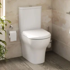 VitrA - Zentrum Close Coupled Toilet - Closed Back - 2 X Seat Options -Modern Bathroom Shop zencbccwcaa